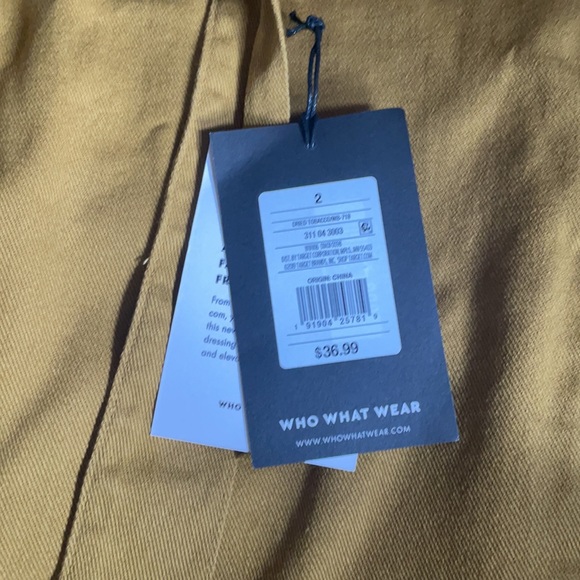 NWT Who What Wear paper bag trousers - Picture 4 of 4